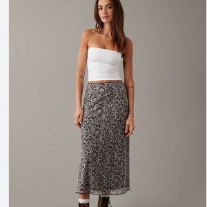 American eagle high waisted mini mesh skirt